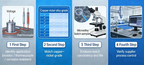 Latest company news about دليل المهني للحصول على سبائك النحاس والنيكل (أسلاك النحاس والنيكل)
